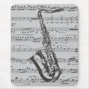 Saxophone Music Mouse Mat