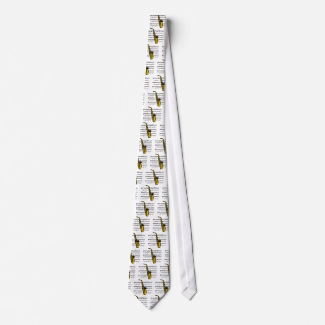 Saxophone musical 13 B Tie (Front)