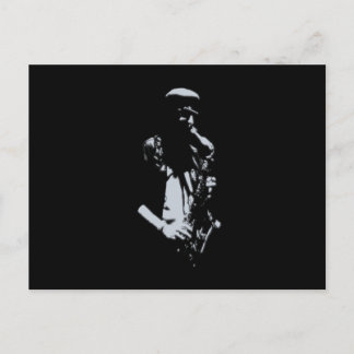 Saxophone Musician Artwork Postcard
