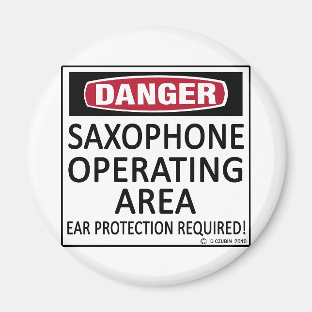 Saxophone Operating Area Magnet (Front)