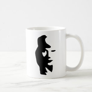 Saxophone Or Woman Optical  Illusion Coffee Mug