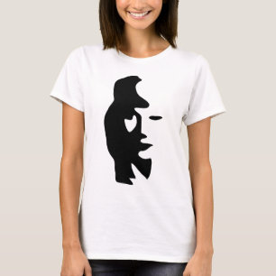 Saxophone Or Woman Optical  Illusion T-Shirt
