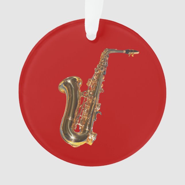 Saxophone Ornament (Front)