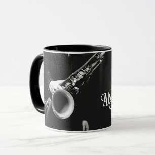 Saxophone personalised mug
