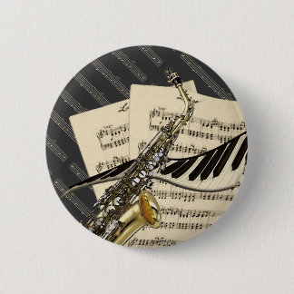 Saxophone & Piano Music Buttons
