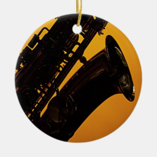 Saxophone Picture Ornament