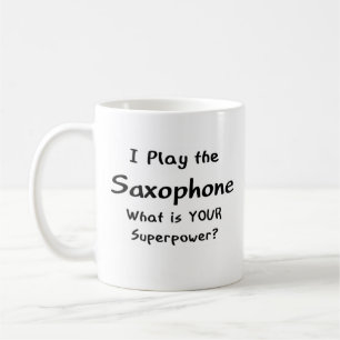 saxophone player coffee mug