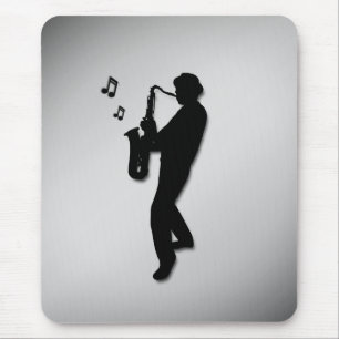 Saxophone Player Mouse Mat