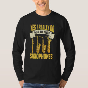 Saxophone Player Music Jazz Musician Saxophonist T-Shirt
