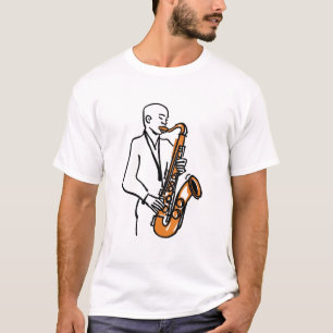 Saxophone Player – Music Lover T-Shirt