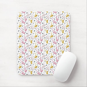 Saxophone Player Musician Jazz Mouse Mat