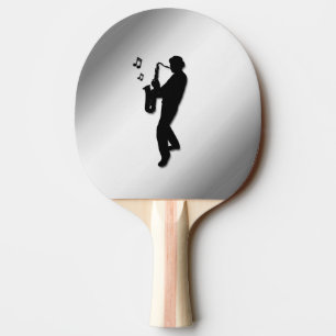 Saxophone Player Ping Pong Paddle