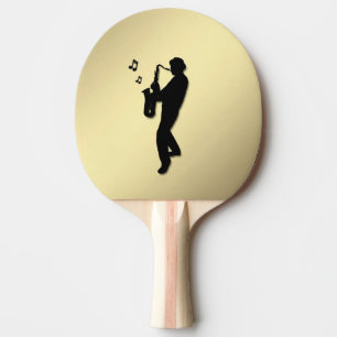 Saxophone Player Ping Pong Paddle