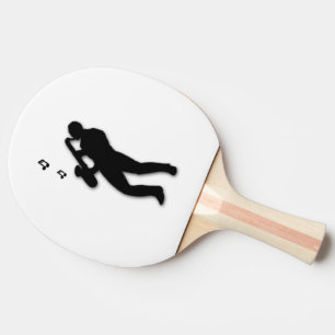 Saxophone Player Ping Pong Paddle