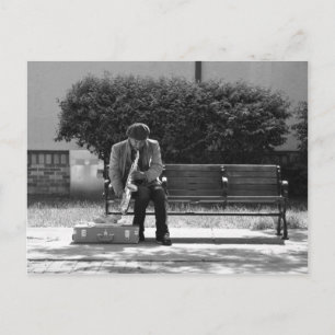 Saxophone Player Postcard