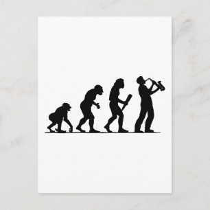 Saxophone Player Postcard