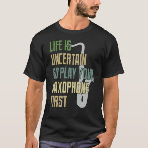 Saxophone Player Retro Style T-Shirt