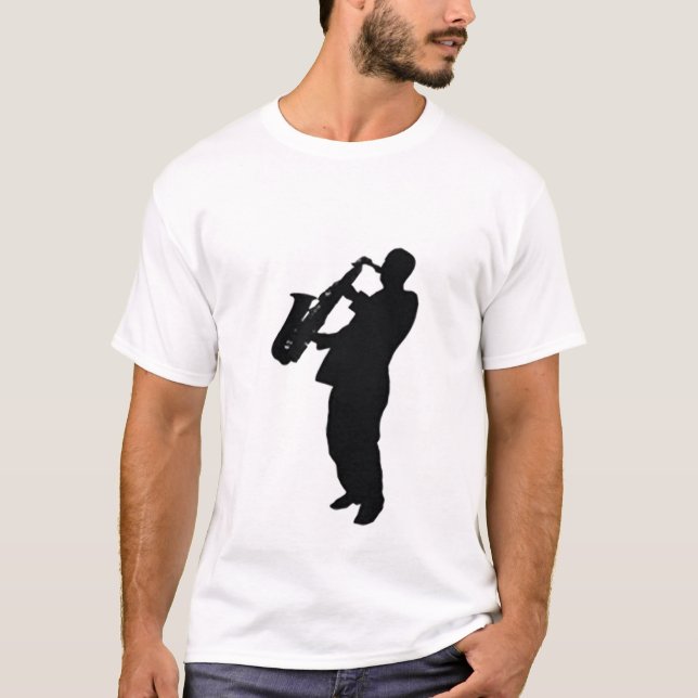 Saxophone player T-shirt (Front)