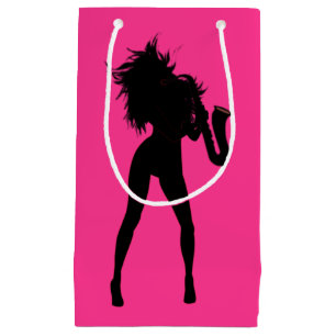 Saxophone Player Woman Gift Bag