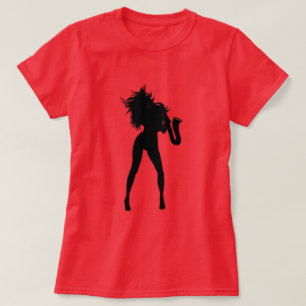 Saxophone Player Woman T-Shirt