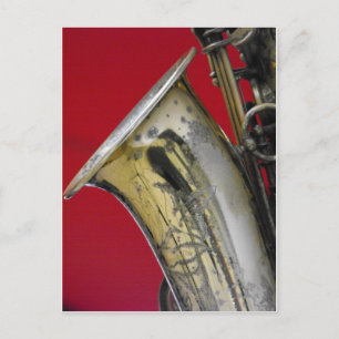 Saxophone Postcard