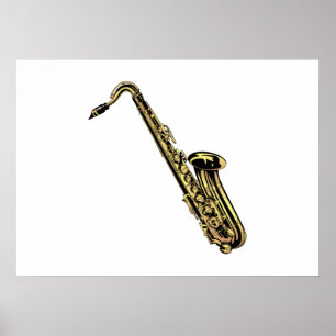 Saxophone Poster