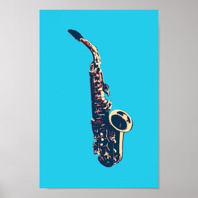 Saxophone Poster (Front)