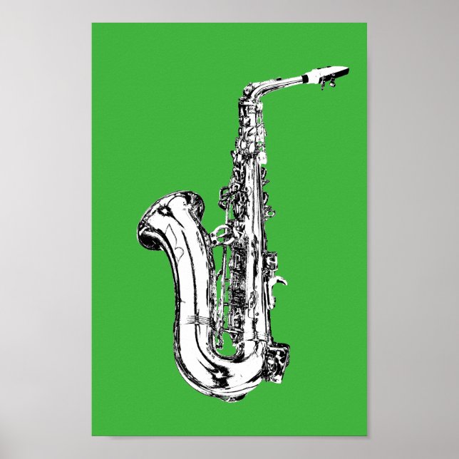 Saxophone Poster (Front)