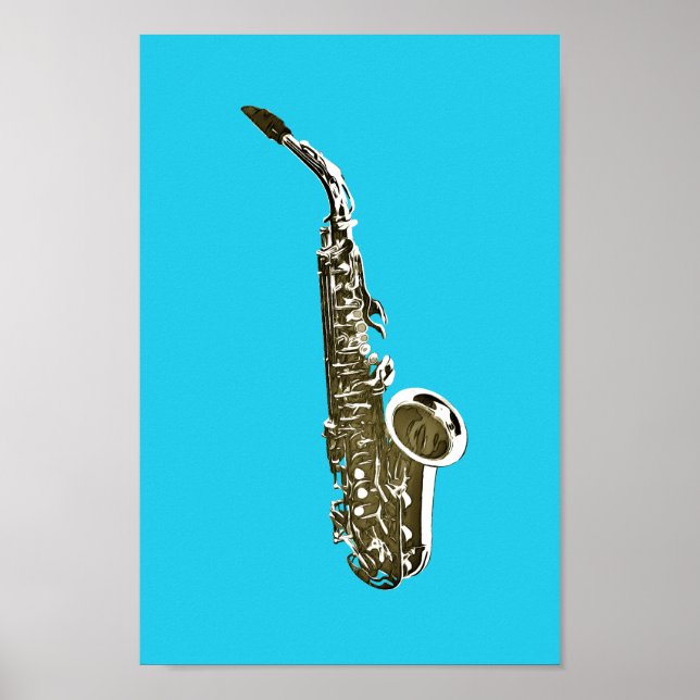 Saxophone Poster (Front)