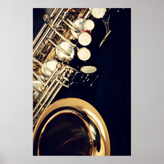 Saxophone Poster Print (Front)