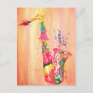 Saxophone Products Postcard