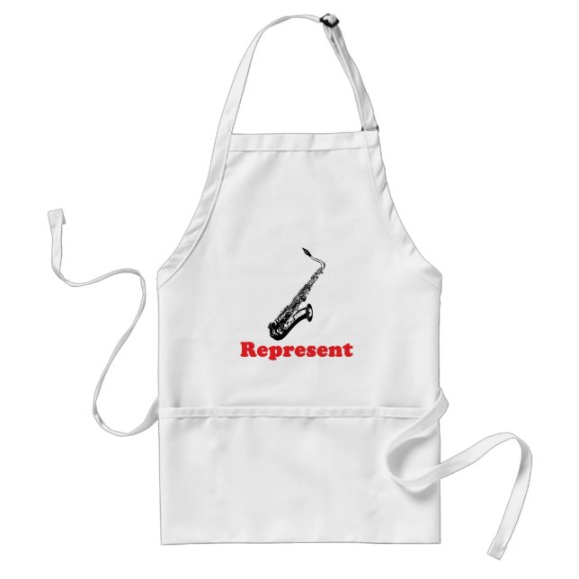Saxophone Represent Standard Apron (Front)