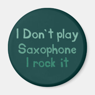 Saxophone Rock It Magnet