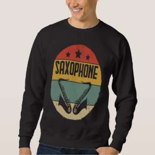 Saxophone Saxaphone Player Music Jazz Tenor  10 Sweatshirt
