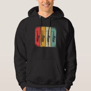 Saxophone Saxaphone Player Music Jazz Tenor 3 Hoodie