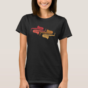 Saxophone Saxaphone Player Music Jazz Tenor  4 T-Shirt