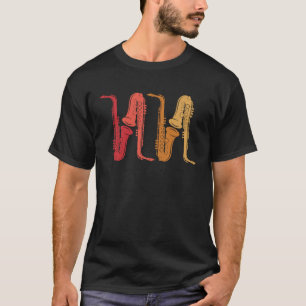 Saxophone Saxaphone Player Music Jazz Tenor 5 T-Shirt