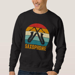 Saxophone Saxaphone Player Music Jazz Tenor  7 Sweatshirt