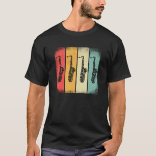 Saxophone Saxaphone Player Music Jazz Tenor T-Shirt