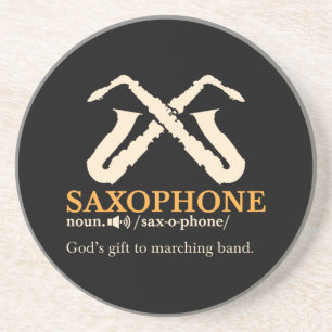 Saxophone - Saxophone Definition Coaster