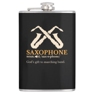Saxophone - Saxophone Definition Hip Flask