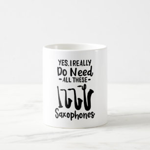 Saxophone - Saxophone Types Coffee Mug