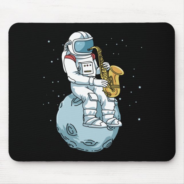 Saxophone Saxophonist Gifts Jazz Music Saxophone Mouse Mat (Front)