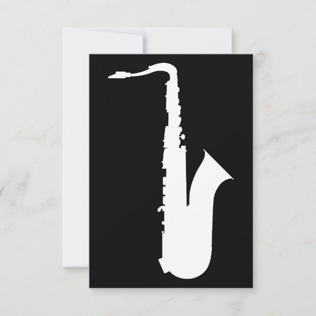 saxophone silhouette (Front)