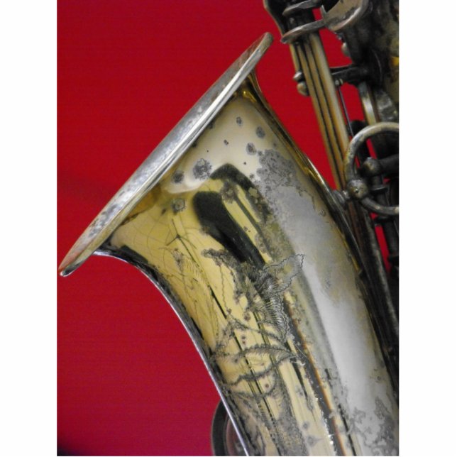 Saxophone Standing Photo Sculpture (Front)