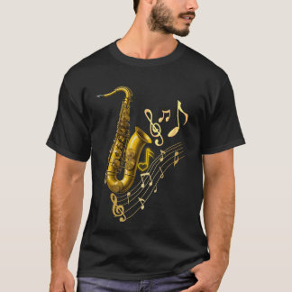Saxophone T-Shirt for Music Lovers