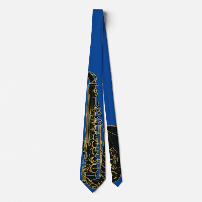 Saxophone Tie (Front)