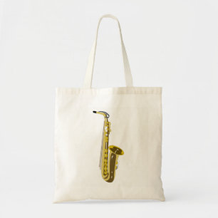 Saxophone Tote Bag