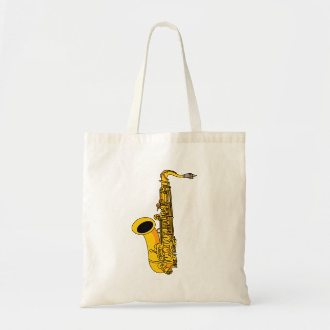 Saxophone Tote Bag (Front)