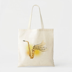 Saxophone Tote Bag